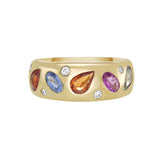 Cosmos Multi Tourmaline Dome Ring