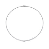 Graduated Diamond Tennis Necklace