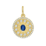 Serenity Small Sapphire Amulet Charm