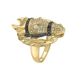 Legacy Lucky Horse Black Diamond Ring