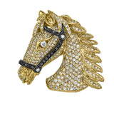 Legacy Majestic Horse Diamond Pin and Pendant