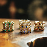 Aurelia Tanzanite and Diamond Stackable Ring