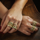 Aurelia Fancy Cut Diamond Stackable Ring