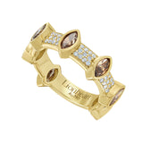 Aurelia Brown Marquise Diamond Ring