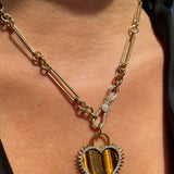 Seasons™ Full Spiked Interchangeable Padlock Heart Charm