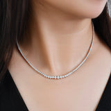 Graduated Diamond Tennis Necklace