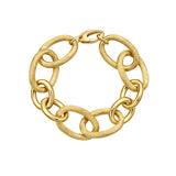 Gia Oval Link Specialty Satin Bracelet