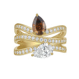 Desert Diamond Toi Et Moi Ring
