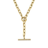 Sutton Chunky Toggle Diamond Paperclip Link Chain