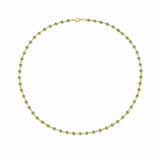 Bezel Set Emeralds by The Yard Necklace