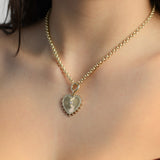 Cassandane Small Heart Rolo Necklace