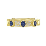 Aurelia Oval Sapphire Ring