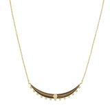 Aurelia Tiger's Eye Bar Necklace