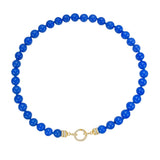 Blue Agate Bead Chain