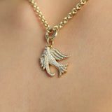 Lovey Baby Bird Diamond Charm