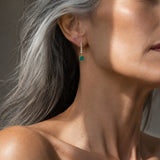 Reign Emerald Drop Earrings