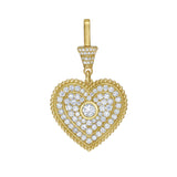 Eternal Diamond Heart Charm
