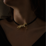 Legacy Jumbo Prancing Horse Charm Necklace
