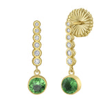 Reign Tsavorite Drop Earrings