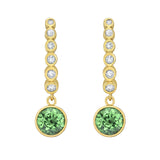 Reign Tsavorite Drop Earrings