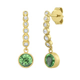 Reign Tsavorite Drop Earrings