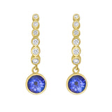 Reign Tanzanite Drop Earrings