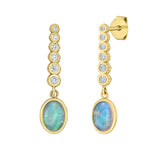 Reign Opal Drop Earrings