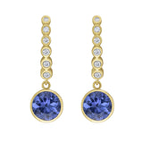 Reign Tanzanite Drop Earrings