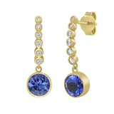 Reign Tanzanite Drop Earrings