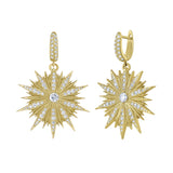 Bethlehem Star Diamond Earrings
