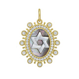 Diamond Star of David Medallion