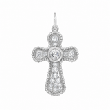 Byzantine Jeweled Cross Charm