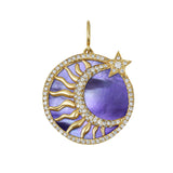 Seasons™ Soleil Et Lune Interchangeable Sapphire Charm