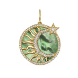 Seasons™ Soleil Et Lune Interchangeable Emerald Charm