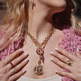 Måneskin Ruby Moon Charm
