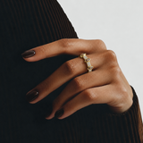 Aurelia Brown Marquise Diamond Ring