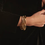 Milano Flat Pinched Link Bracelet