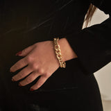 Martina Curb Link Satin Bracelet