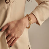 Martina Curb Link Satin Bracelet