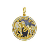 Seasons Majestic Elephants Interchangeable Charm