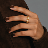 Aurelia Oval Mandarin Garnet Ring