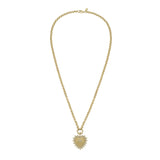 Cassandane Small Heart Rolo Necklace
