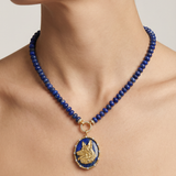 German Shepherd Lapis Lazuli Medallion