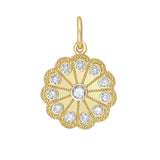 Diamond Flower Charm