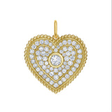 Eternal Diamond Heart Charm