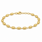 Puffed Rounded Rectangular Pillow Link Chain