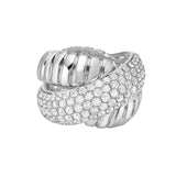 Bleeker Diamond Rope Cocktail Ring