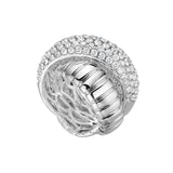 Bleeker Diamond Rope Cocktail Ring