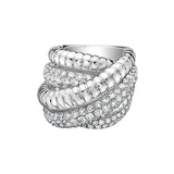 Lex Diamond Rope Cocktail Ring