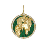 Seasons™️ Ryder Horse Interchangeable Emerald Charm